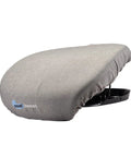 Portable Lift Assist Cushion For Elderly And Seniors Non Electric Memory Foam Seat Booster Aid, gray fabric for firm support.