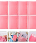 Pink Bubble Mailers 100 Pack 12x18 Plus 4 Inch Thickened Padded Envelopes Self Seal for Small Biz Shipping Tear Resistant Lightweight Bags