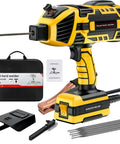 Hella Portable Handheld Welder 110V 120A Mini Arc Inverter Machine Lightweight Electric Welding Tool with accessories.