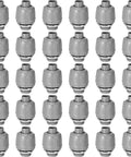1/2 Inch Liquid Tight PVC Conduit Fittings Pack Of 30 Flexible 180 Degree Straight Connectors, nonmetallic, for wiring projects