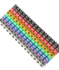 Wire Numbering Marker C Shape Cable Marker Tubes For Quick Cable ID 150 Pcs KCM 1.5mm durable plastic tags in assorted colors