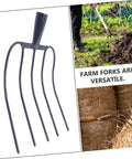 Heavy Duty Manure Fork For Farming And Gardening, Iron Pitch Fork Built Tough As Nails in farm and garden use