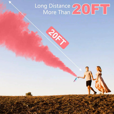 Game Changer Pink Gender Reveal Fire Extinguisher Prop Two Pack Blasts Confetti Burst Over Twenty Feet High Must Have Baby Girl Announcement Party Decorative Accessory