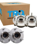 Four Wheel Bearing And Hub Assemblies Set For 2014 To 2019 Mazda 6 And 2013 To 2021 CX 5 Front And Rear Replacement Kit.