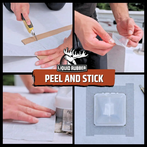 Peel and Stick Seam Tape for Roof Leaks and Joints, DIY Patch that Bonds to EPDM, Metal, Tiles, Shingles, Wood, Fiberglass, Waterproof
