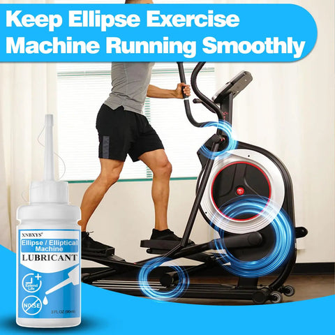 Two Pack Elliptical Lubricant For Home Under Desk Ellipse Leg Exerciser And Electric Seated Pedal Trainer, Cuts The Noise And Keeps Your Machine Running Smoothly With Easy One Step Application And Long Lasting Performance. 3 fl oz bottle for elliptical machine