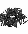 40 Pieces Heat Shrink Tubing Kit 4mm Diameter 40mm Length 2 To 1 Shrink Ratio Black Polyolefin Electrical Tubing spread out
