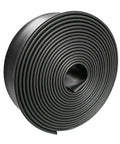 Heavy Duty Marine Grade Dual Wall Heat Shrink Tubing Roll 3:1 Adhesive Lined Wire Jacket Half Inch By Ten Feet Black rolled on a spool.