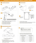 Installation guide for Smooth As Butter Ride Undermount Drawer Slides Soft Close Full Extension Glides for frameless cabinets.