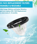 Replacement Filters For 3 In 1 Lightweight Stick Vac Fits 38B1 Series And 1059 Models 38B11 38B12 38B13 38B1F 4 Pack