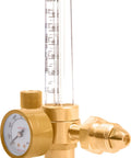 SPARC argon regulator with flow meter, brass finish, 0-70 CFH, CGA580