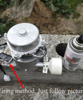 1000W Hydroelectric Turbine Generator 220V Outdoor Water Powered Copper Horizontal Water Generator 3500RPM Efficient River Installation