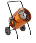 Heavy Duty Portable Electric Salamander Forced Air Indoor Heater with wheels for workshops and garages