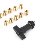 Brass Self Tapping Inserts Repair Kit With T Handle Installation Tool For Batwing Fairings 1996 To 2017 Ride Ready On The Go Fix For Touring Bikes On The Road Ready, brass inserts and T-handle