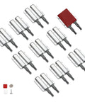 Double Magnetic Push Latch Kit 10 Pack For Cabinets Drawers Wardrobes And Doors Heavy Duty Touch Latch Hardware Press To Open