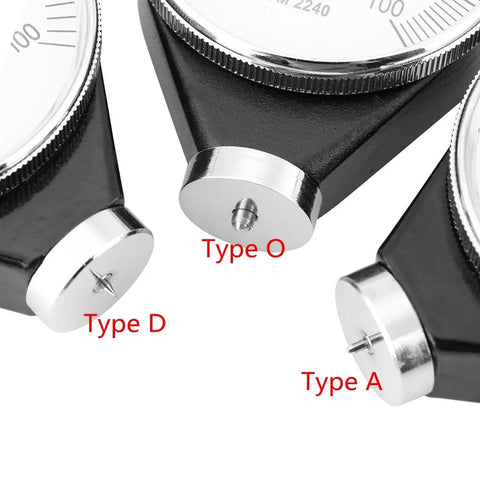 Rubber Durometer Hardness Tester Shore D Compatible Portable Analog Gauge for Tires and Rubber 0 to 100 Scale Alloy Body Lightweight 3.07 by 2.05 by 0.87 Inches Easy to Use On The Go Durable