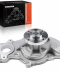 Engine Water Pump With Gasket Replacement For Ford F-150 2011-2016 Expedition 2015-2017 showing 4-bolt pulley flange model