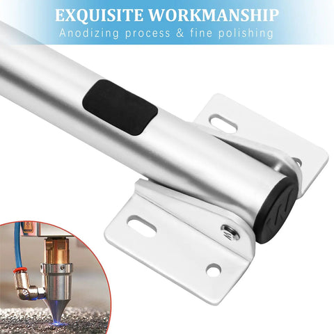 Heavy Weight Aluminum Alloy Telescopic Wall Mount Bracket With Quick Grip Auto Lock corner view showcasing fine workmanship