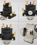 12V Two Pack Power Trim Solenoid Switch 89-96158T Replacement for Outboard Motors 35-275 HP, marine grade connectors