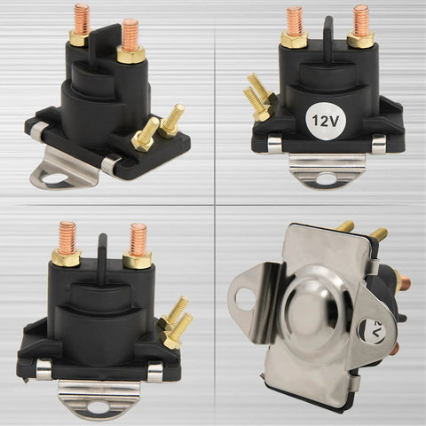 12V Two Pack Power Trim Solenoid Switch 89-96158T Replacement for Outboard Motors 35-275 HP, marine grade connectors