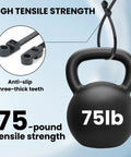 Beefy Heavy Duty Zip Ties With Screw Hole For Mounting 75 Lb Tensile Strength Seven And A Half Inch Indoor Outdoor Nylon Cable Ties 50 Pack Black Universal Cable Tie Buckles