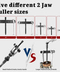 Five different 2 Jaw Puller sizes, including 6 Inch 2 Jaw Gear Puller For Internal And External Removal, displayed in varying dimensions.