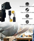 Dead Nuts Reliable Sw77 Aftermarket Circular Saw Trigger Switch rated at 20 Amps with spare carbon brushes and compatible models.