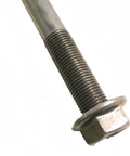 Beefy Round U Bolt Kit For Trailer Leaf Springs Three Inch Inner Width Seven And A Quarter Inch Length One Half Inch Thread Includes One U Bolt And Two Lock Nuts Heavy Duty And Secure Trailer Axle Housing And Leaf Springs With Easy Fit, threaded U-bolt close-up