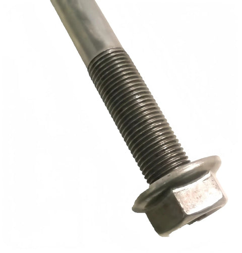 Beefy Round U Bolt Kit For Trailer Leaf Springs Three Inch Inner Width Seven And A Quarter Inch Length One Half Inch Thread Includes One U Bolt And Two Lock Nuts Heavy Duty And Secure Trailer Axle Housing And Leaf Springs With Easy Fit, threaded U-bolt close-up