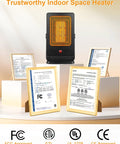 Indoor Space Heater For Desktop Use Fast 2 Second Heating PTC Ceramic Compact Personal Electric Heater with certificates