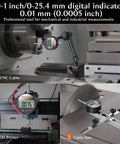 Digital Dial Indicator 0 to 1 Inch 25.4 mm High Resolution 0.0005 Inch 0.01 mm Electronic Probe in CNC and Table Saw