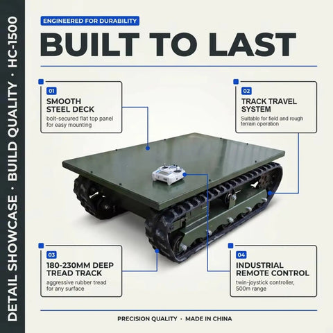 Motorized Heavy Equipment Mover With Remote Control For Machinery Transport And Industrial Duty Dolly Versatile Carrier, steel deck