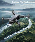 4K GPS Drone With Camera For Adults And Beginners Auto Return Home Brushless Motors over scenic river landscape