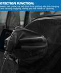 Heavy Duty EV Charging Port Cover Keeps Your Electric Ride Safe With All Season Weatherproof Shields on a charging inlet.
