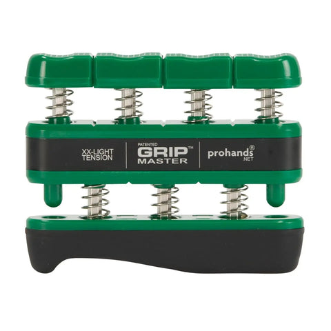 Gripmaster Hand Exerciser For Finger Strength And Rehab Great For Grip Gains Isolates Each Finger With Spring Loaded Design Hand Grip Strengthener For Precision Training 1.5 Lb XX Light Tension Green