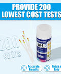 Daily PH Test Strips for Urine and Saliva 200 Strips to Track Your Body Acidic and Alkaline Balance Easy Litmus Paper