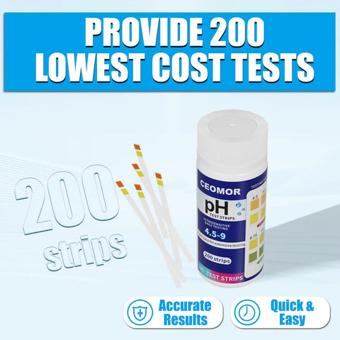 Daily PH Test Strips for Urine and Saliva 200 Strips to Track Your Body Acidic and Alkaline Balance Easy Litmus Paper