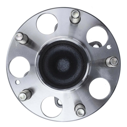 Top view of a Rear Wheel Bearing And Hub Assembly For 2012 Honda Civic LX DX US Built VIN Starting With 1 With 5 Lugs And ABS Encoder FWD
