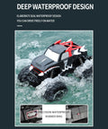 Amphibious RC Car For Land And Water With 1 To 16 Scale Four Wheel Drive Beast Mode Monster Truck and 360 Degree Rotation