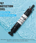Inline Solar Fuse Holders 30 Amp Pack Of 5 For Solar Panels And Controllers Waterproof PV Fuse Connectors with IP67 label