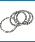 Four Piece Bicycle Ball Bearing Retainer Set With 22 Balls 40mm Outer Diameter And 33.5mm Inner Diameter Replacement Crank And Wheel Bearings