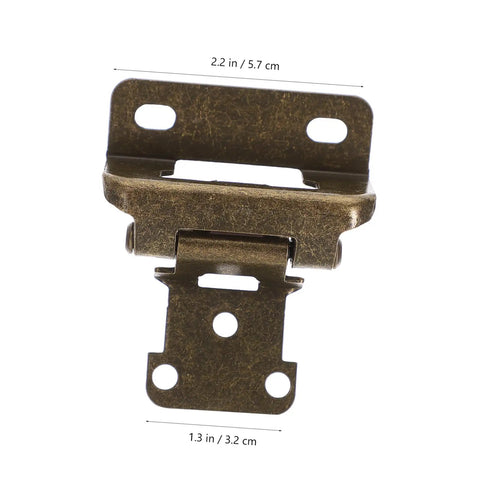 4 Pack Self Closing Cabinet Hinges With Soft Close For Kitchen Cupboards And Cabinet Doors Antique Bronze Finish Quiet Close Hardware