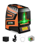 Green Cross Line Laser Level With Auto Self Leveling In Two Seconds 3mm Accuracy At 10m Quick Manual Mode 40mW High Visibility