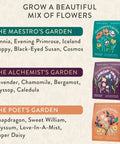 Seed Ball Kit Bundle Pack Of 3 Hand Rolled Wildflower Bombs Non GMO Mix For Annual And Perennial Blooms package design
