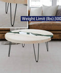 12 Inch Heavy Duty Hairpin Furniture Legs Set Of Four Metal DIY Desk Nightstand And Coffee Table Legs With Rubber Floor Protectors