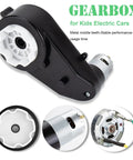 24V Ride On Car Gearbox Upgrade For Kids High Speed Drive Motor Replacement Easy Install RS555 Style Upgrade