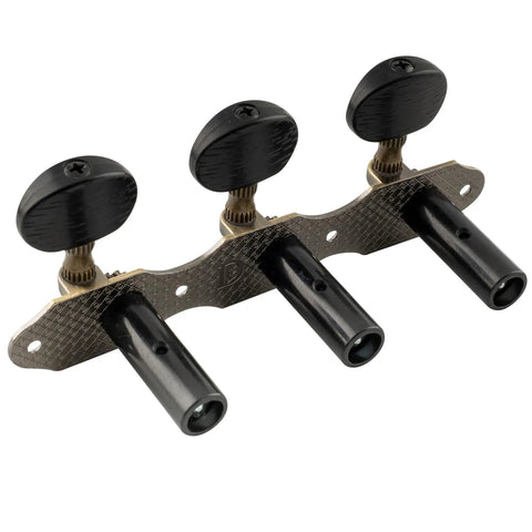 Upgrade Your Gear Game With Slick Antique Brass Tuning Keys Machine Heads Suitable For Three Left And Three Right Peg Configuration Fits Pro Players Wanting Hassle Free Setup And Reliable Performance Plus Any Live Shows Or Home Studio, black oval guitar tuning pegs