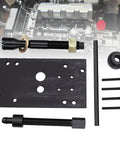 Pro Inner Camshaft Bearing Installer Tool For M8 Cycle Engines Comes With Support Plate And Assembly Kit Built To Help You Swap Parts Quick And Get Your Bike Humming Like A Dream For Life No Stress Involved Here For Real Riders Only. black metal camshaft bearing installer kit with support plate and puller rod
