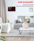 30 to 130 dB Sound Level Meter With 18 Inch LCD Display Wall Mount Alarm Noise Detector in a living room setting