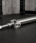 Barbell Holder With Swivel Base Stainless Steel for Secure Row and Press Lifts in Your Dope Home Gym Setup on floor